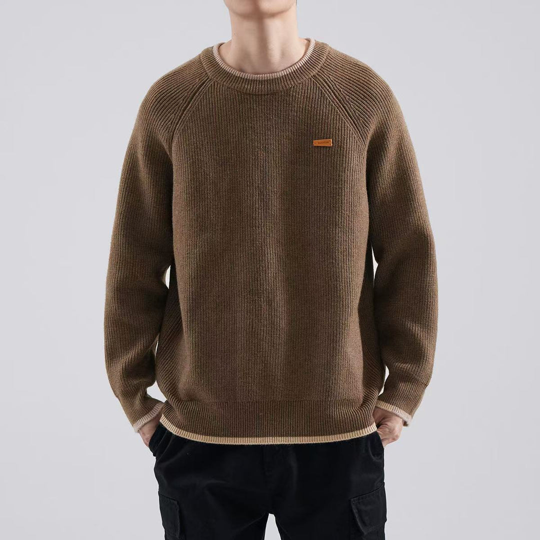 Herren Gemütlicher Strickpullover Echoarchiv