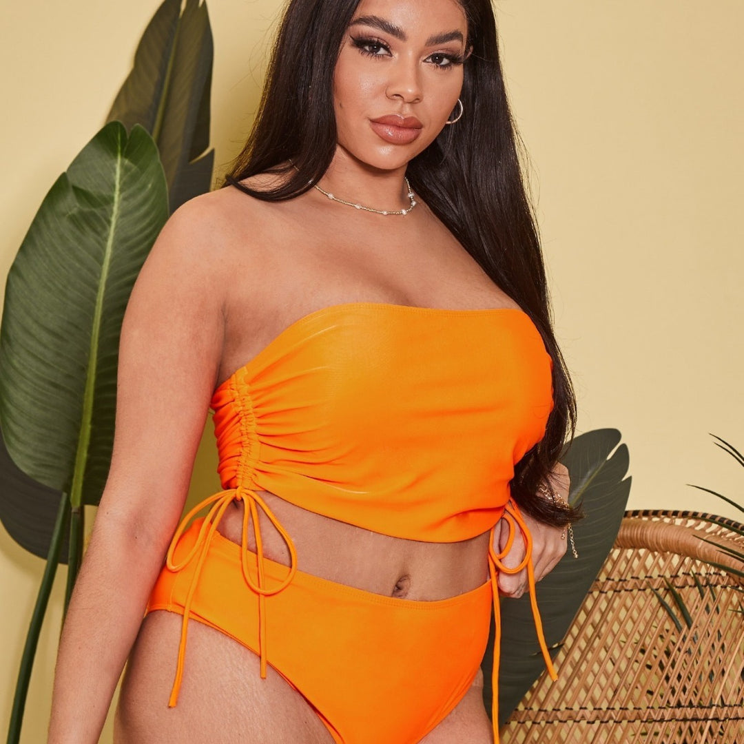 Damen Tankini-Set mit verstellbarem Wickel-Top und hochgeschnittenen Shorts Echo Archiv