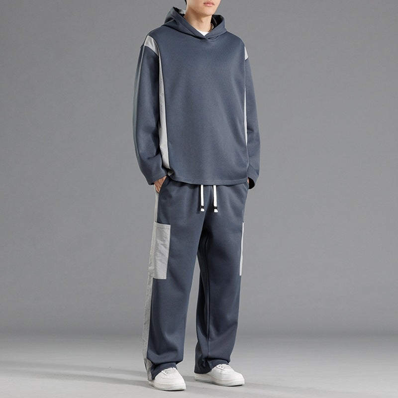 Herren lässiger Hoodie und Jogginghose Set Echoarchiv