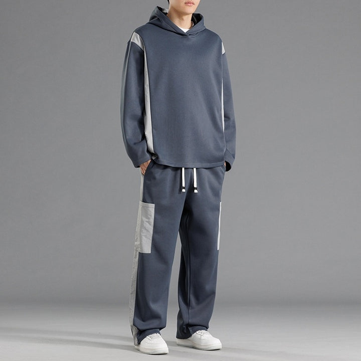 Herren lässiger Hoodie und Jogginghose Set Echoarchiv