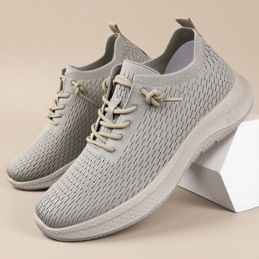 Damen nan atmungsaktiver Strick-Freizeitsneaker mit elastischem Sockeneinstieg, zehenverstärkter Kappe und reaktiver Memory-EVA-Komfortsohle Echo Archiv