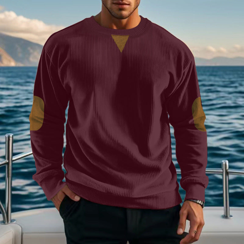 Herren klassischer Rippstrick Pullover Echoarchiv