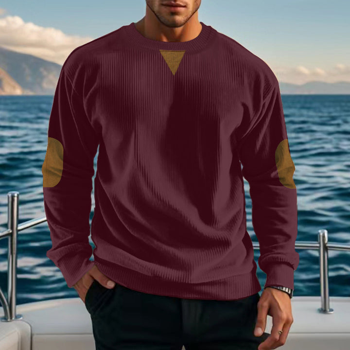 Herren klassischer Rippstrick Pullover Echoarchiv