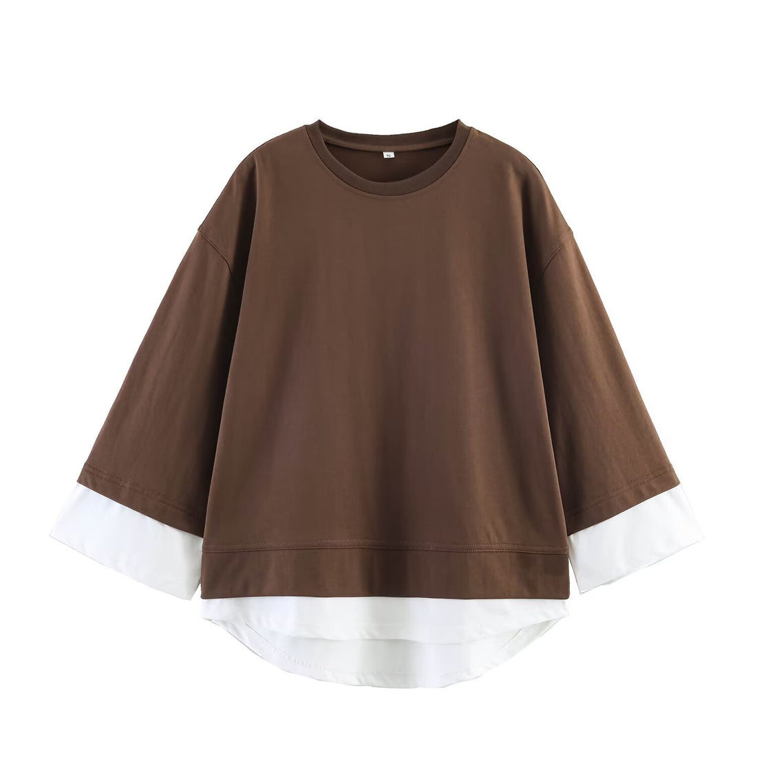 Damen Loungewear-Set aus weichem Jersey mit überlappendem Layer-Top und elastischer Highwaist-Hose Echo Archiv
