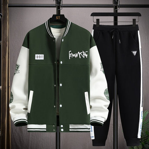 Herren Sportliches Hoodie-Set mit stylischen Grafiken und komfortabler Passform Echoarchiv