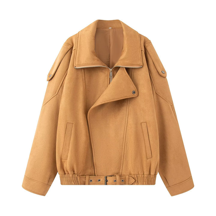 Damen Leichte wattierte Windjacke mit Stehkragen und Polka‑Dot‑Print Echo Archiv
