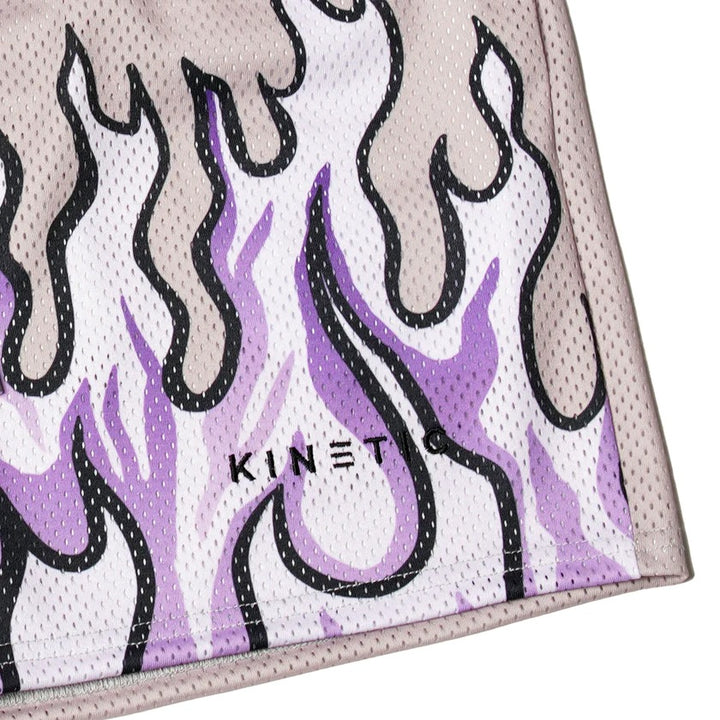 Männer Flame-Grafik Sport Shorts Echoarchiv
