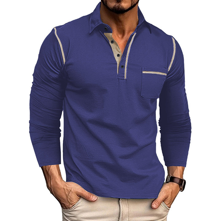 Herren Langarm Poloshirt Echoarchiv