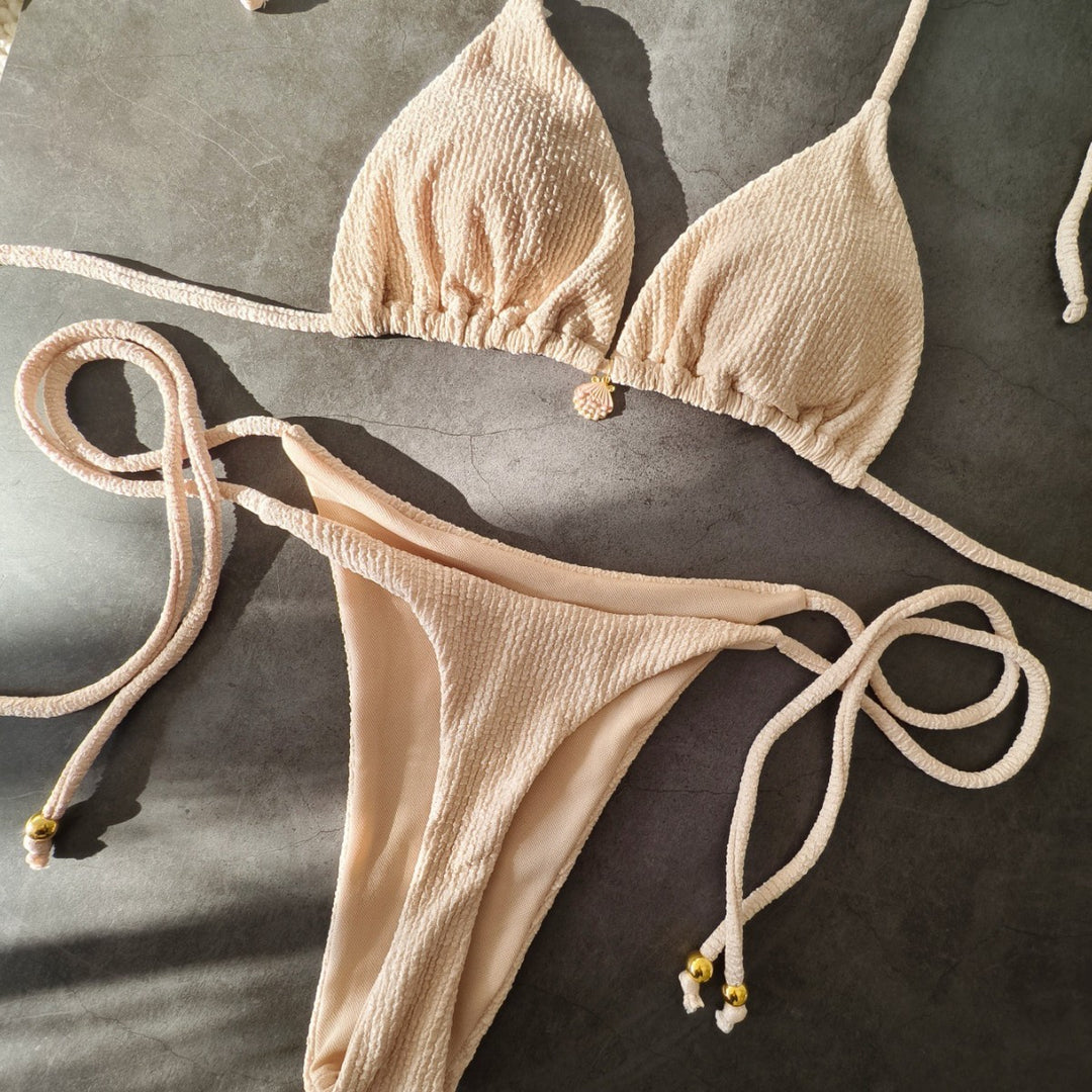 Damen Triangel-Bikini mit elastischen Banddetails Echo Archiv