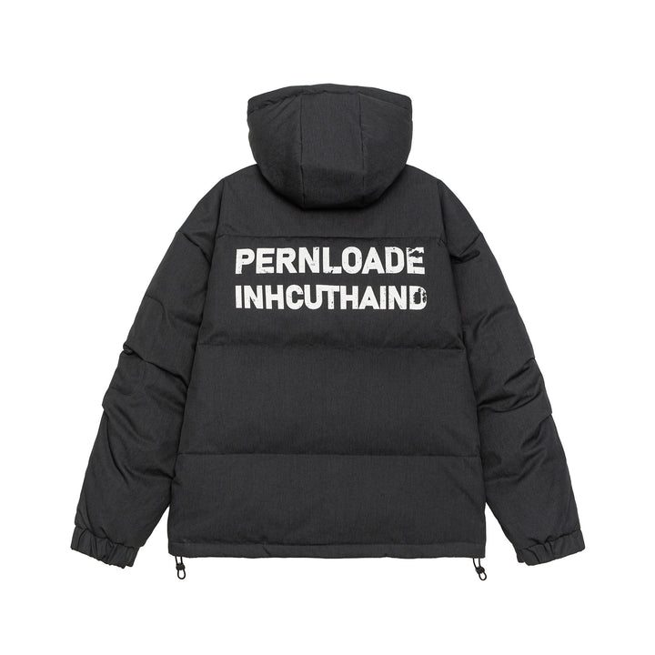 Herren Wattierte Winterparka mit Kapuze und Multitaschen Echoarchiv