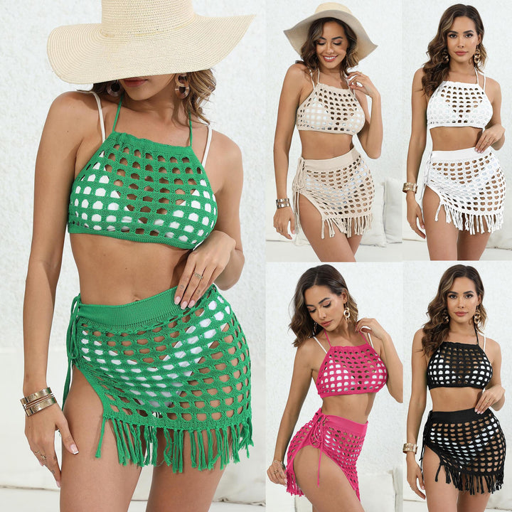 Damen Zuschauerfreundliches Strickoberteil und Rockset Echo Archiv