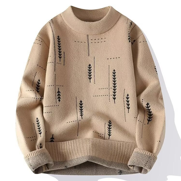 Damen Modischer Strickpullover mit floraler Applikation Echoarchiv