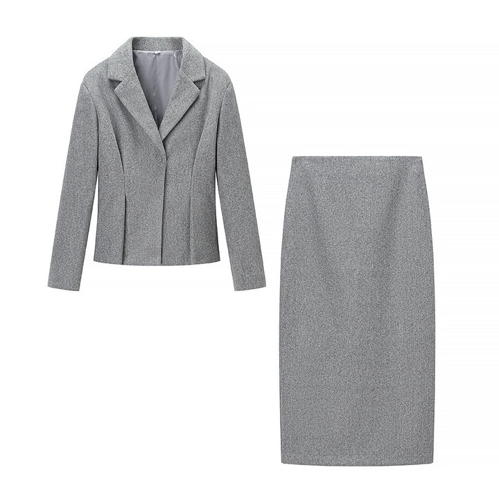 Damen Zweiteiliges Business-Kostüm mit tailliertem Blazer und Bleistiftrock Echo Archiv