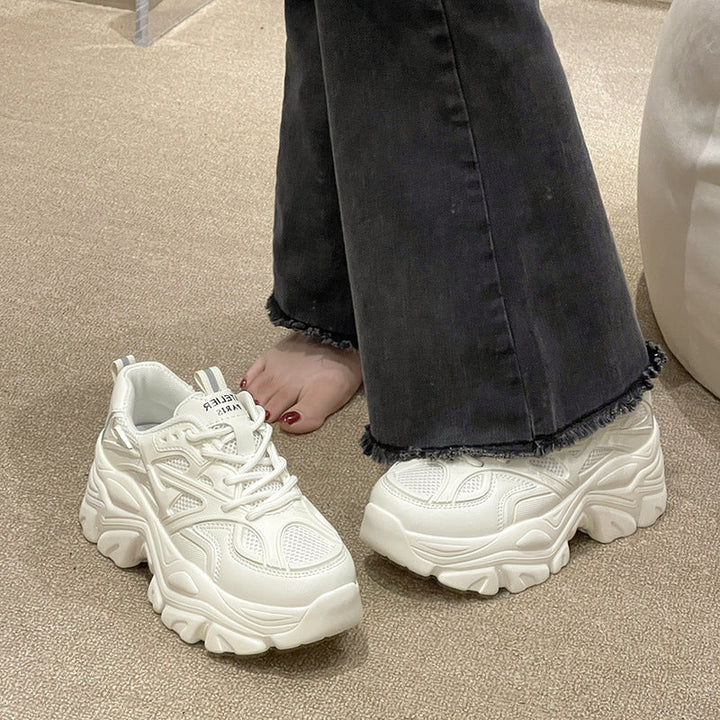 Damen Sportliche Chunky Sneaker mit atmungsaktiver Mesh-Oberfläche Echo Archiv
