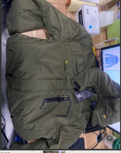 Herren multifunktionale wasserdichte Outdoor-Jacke mit herausnehmbarer Fleece-Innenlage und verstellbarer Kapuze – Taviero