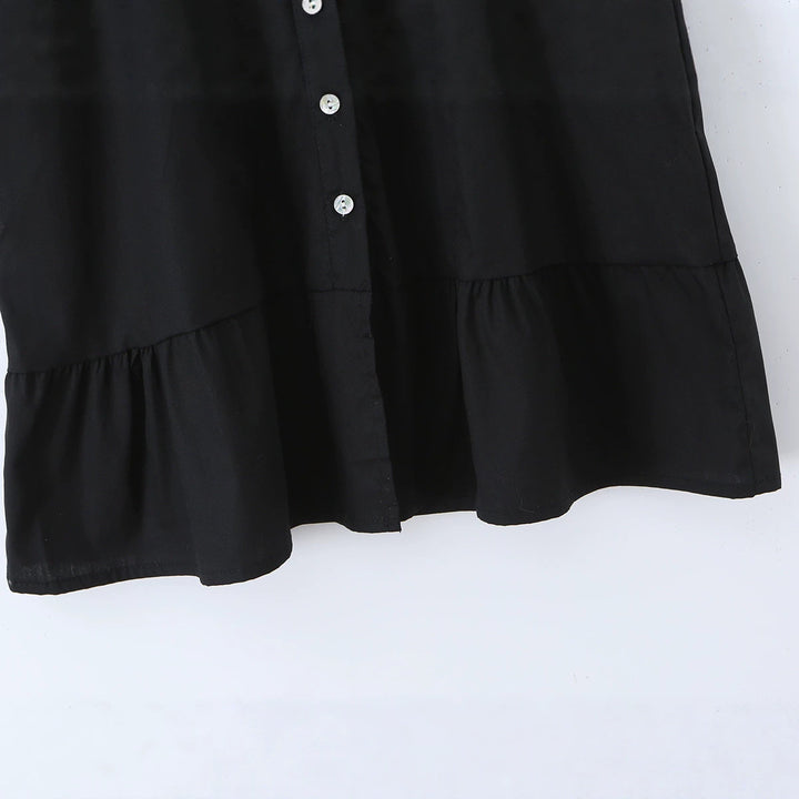 Damen Off-Shoulder Carmenkleid mit Knopfleiste, taillierter A‑Linie und kariertem Rüschenbesatz Echo Archiv