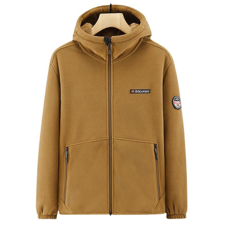 Herren Fleecejacke mit Kapuze Echo Archiv