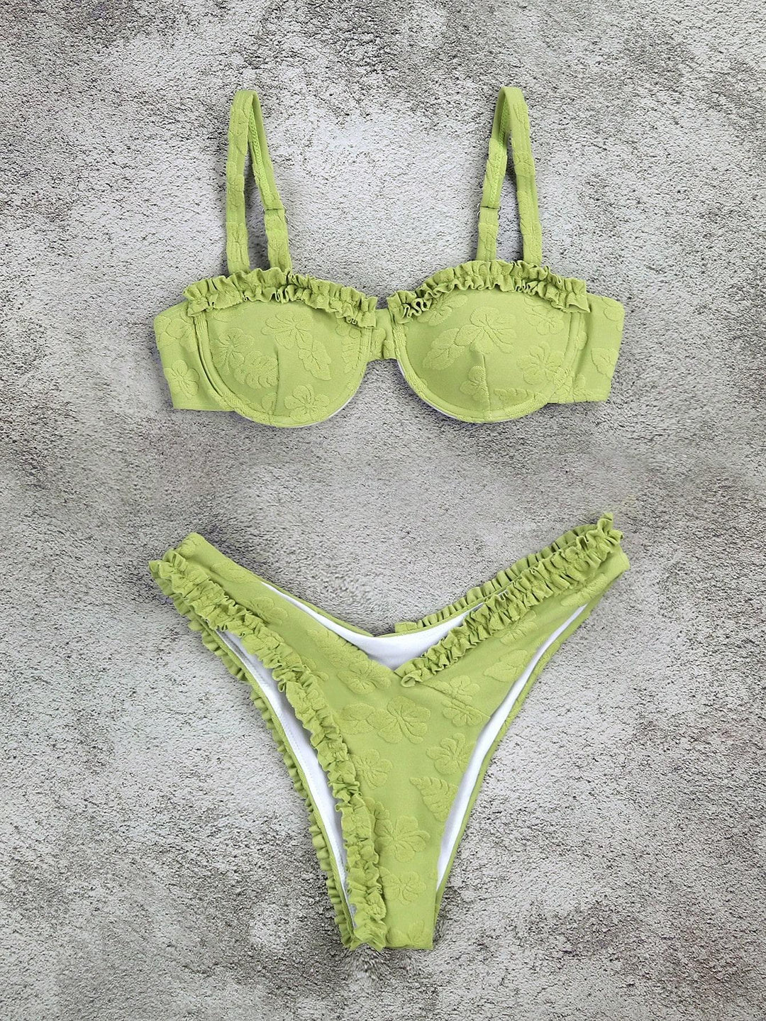 Damen Triangel-Bikini mit funkelndem Glitzereffekt und charmantem Stern-Detail Echo Archiv