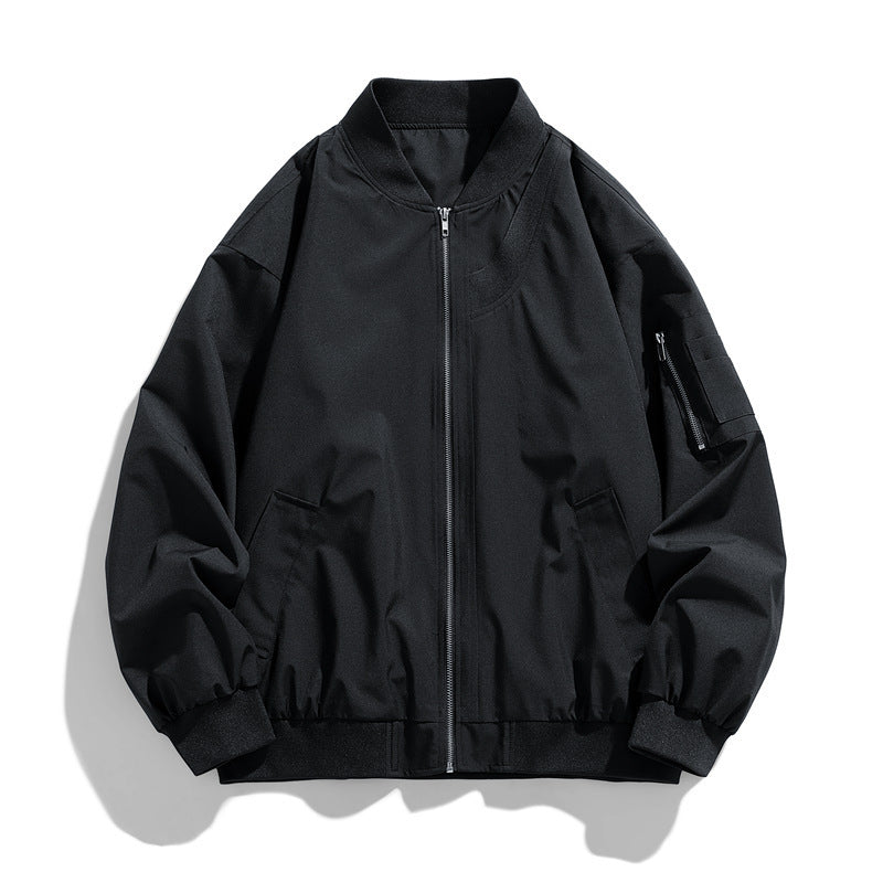 Herren Sportliche Bomberjacke mit elastischen Bündchen Echo Archiv