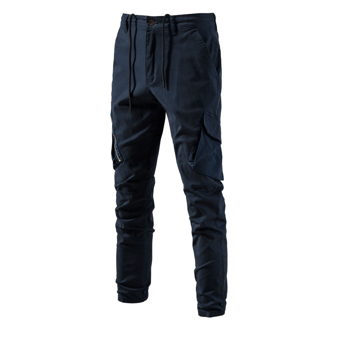 Herren Cargo-Hose mit funktionalen Taschen und elastischem Bund Echoarchiv