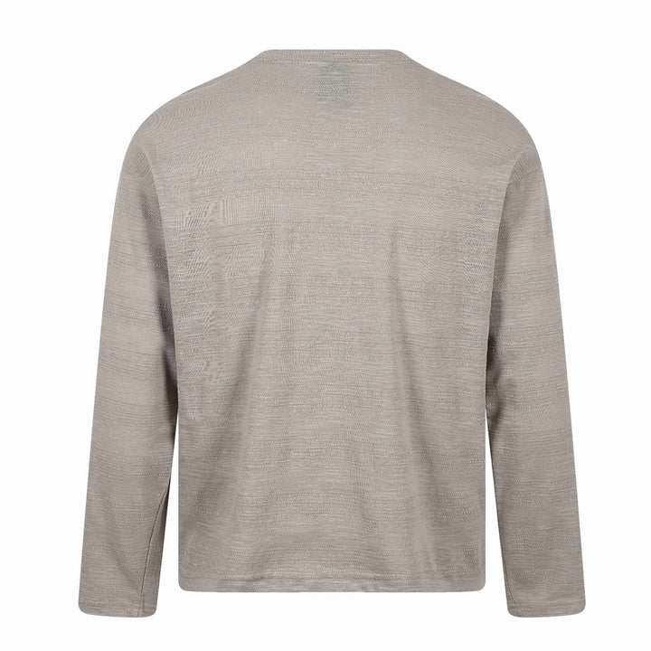 Unisex Oversize-Langarmshirt aus Slub‑Jersey mit floralem Print Echoarchiv