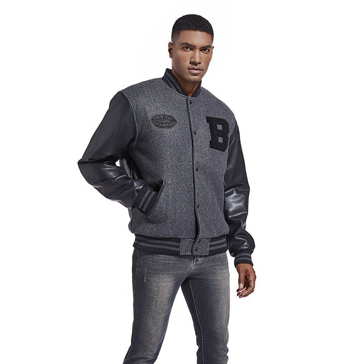 Herren Modische Collegejacke Echo Archiv