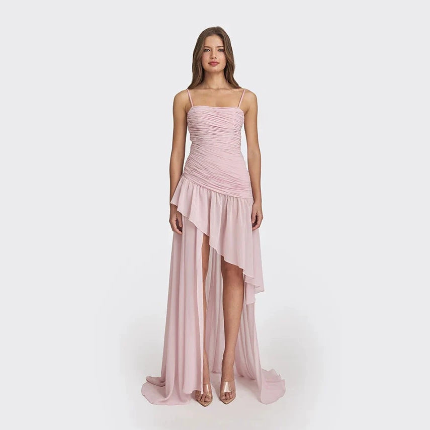 Damen Elegantes Kleid mit raffiniertem Rüschendesign Echo Archiv