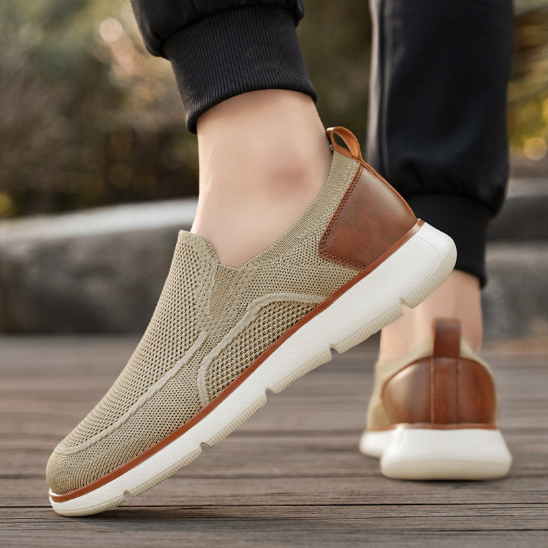 Herren nan atmungsaktiver Strickslipper mit elastischem Einstieg und stoßdämpfender EVA-Sohle Echo Archiv