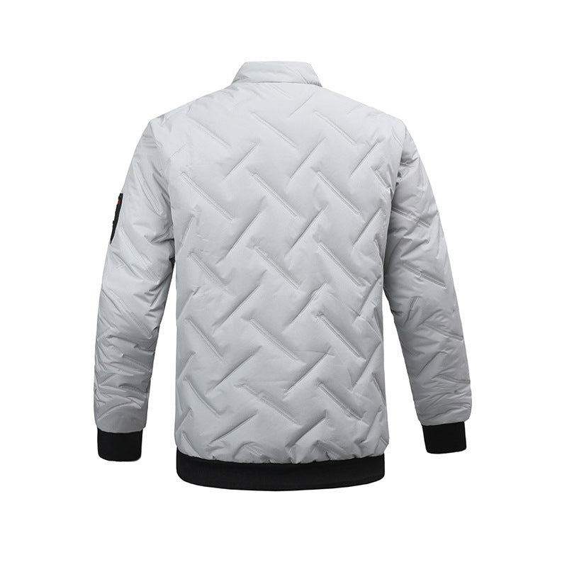 Herren Leichte Steppjacke mit hohem Kragen und praktischem Reißverschluss Echo Archiv