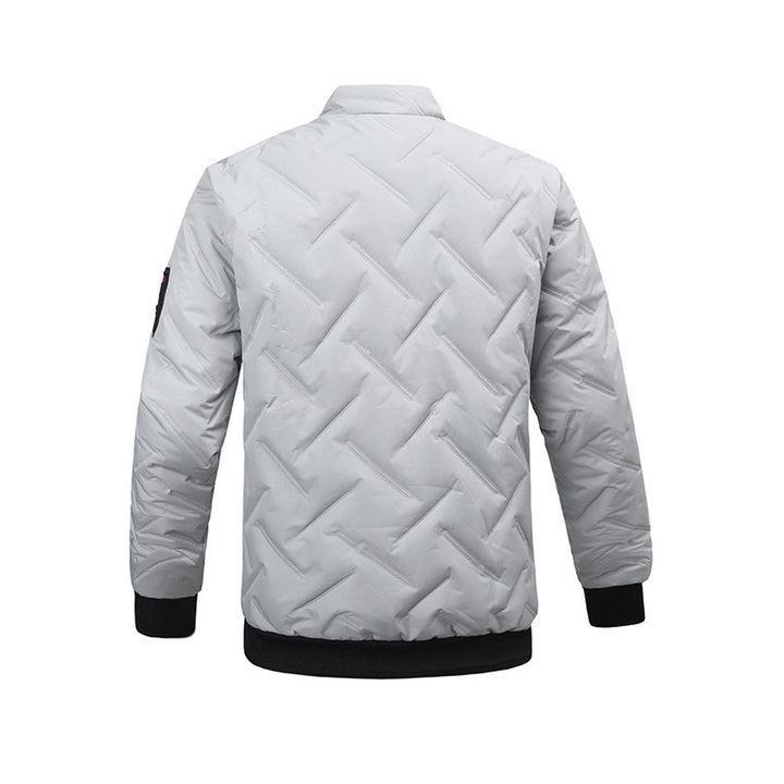 Herren Leichte Steppjacke mit hohem Kragen und praktischem Reißverschluss Echo Archiv