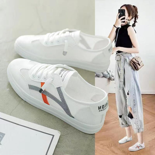 Damen Sportliche Sneaker mit atmungsaktiver Mesh-Oberfläche Echo Archiv