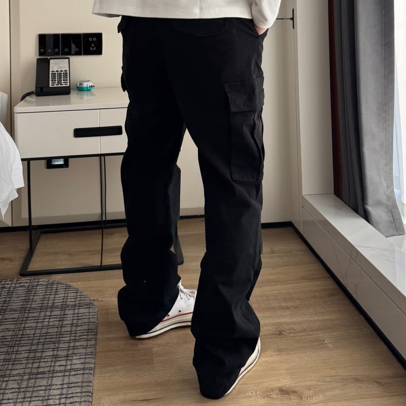 Damen Modische Cargo-Hose mit weitem Schnitt Echo Archiv