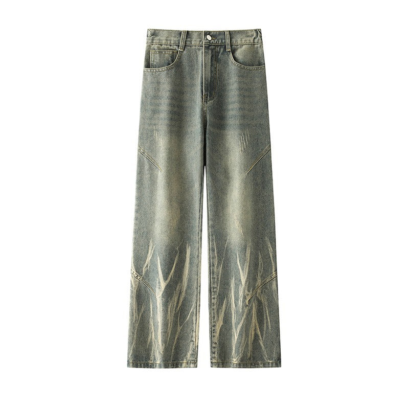 Damen Trendige Weitbein-Jeans Echoarchiv