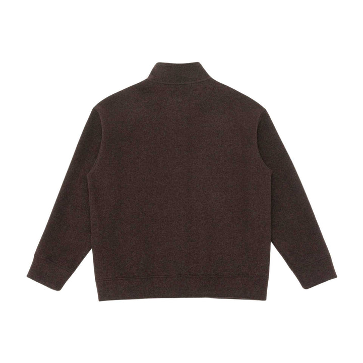 Herren Wollmischung-Überjacke mit Stehkragen und durchgehender Knopfleiste Echoarchiv