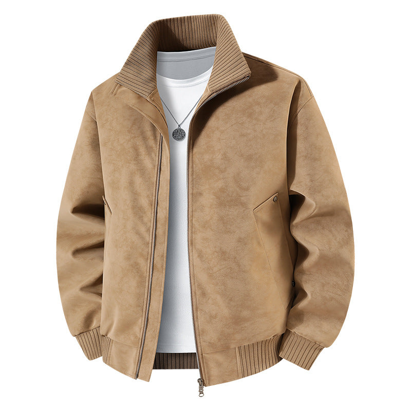 Herren Elegante und stilvolle Kunstlederjacke Echo Archiv