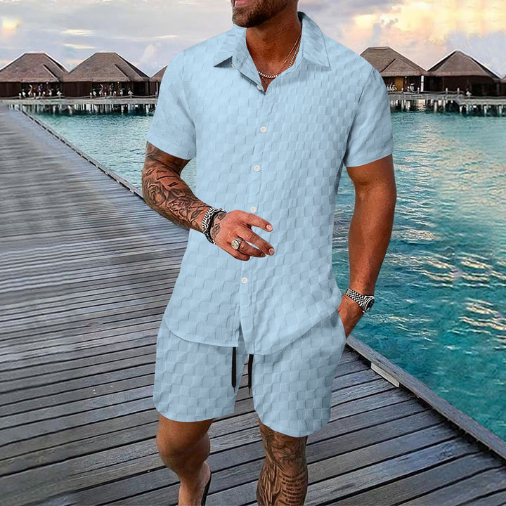 Herren Texturiertes Urlaubsoutfit Echoarchiv