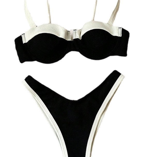 Damen Bikini mit gepolstertem Oberteil und verstellbaren Trägern Echo Archiv