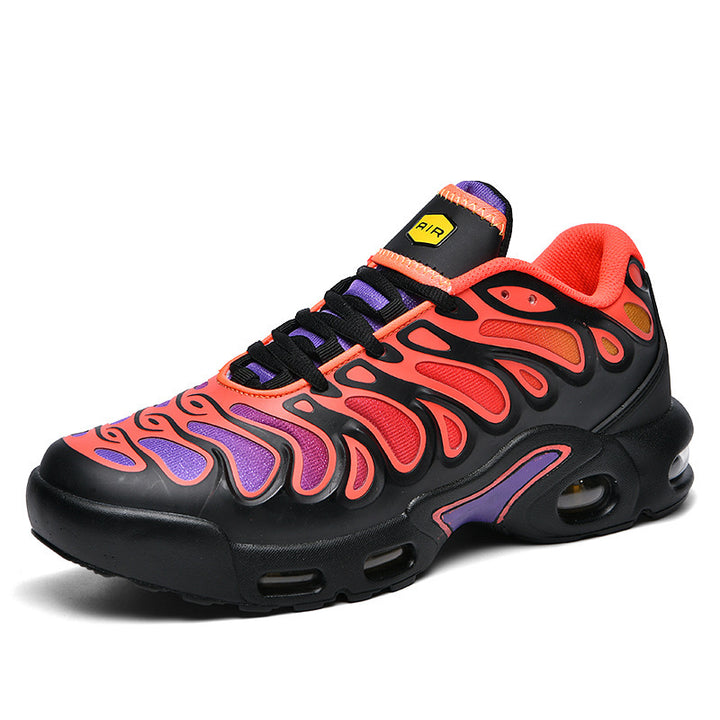 Herren futuristische Dämpfungs-Sneaker mit sichtbarer Luftkammer und strukturiertem Mesh-Overlay Echo Archiv