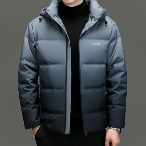 Herren warme Steppjacke mit praktischer Kapuze und innovativer Isolierung Echoarchiv