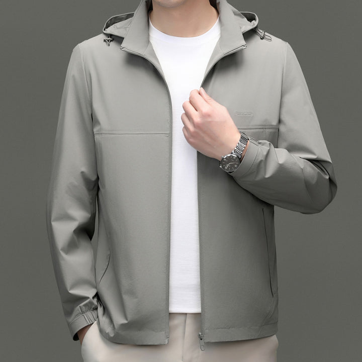 Herren leichte Funktionsjacke mit Kapuze Echoarchiv