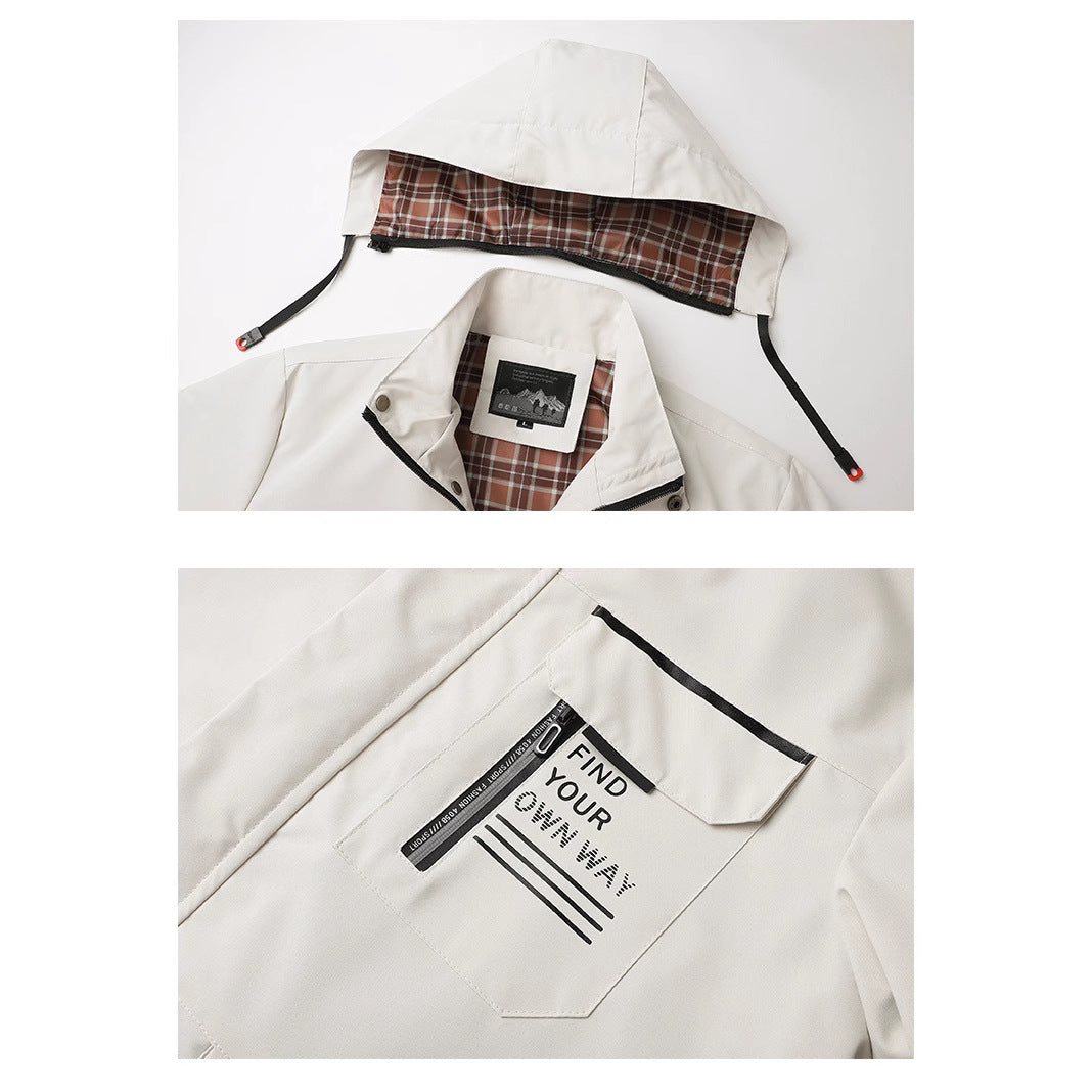 Herren Wetterfeste multifunktionale Jacke Echo Archiv