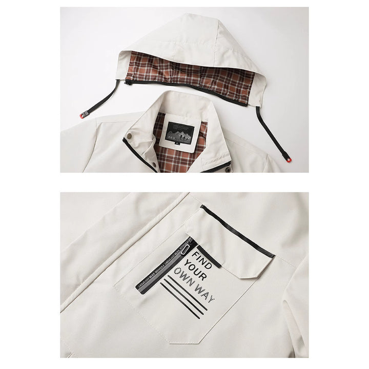 Herren Wetterfeste multifunktionale Jacke Echo Archiv