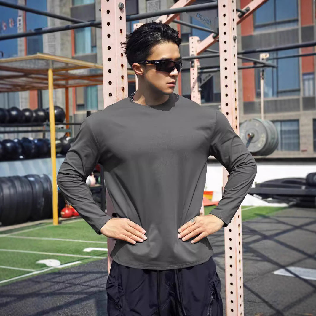 Herren Langarm Sportshirt mit atmungsaktiver und feuchtigkeitsregulierender Technologie Echoarchiv