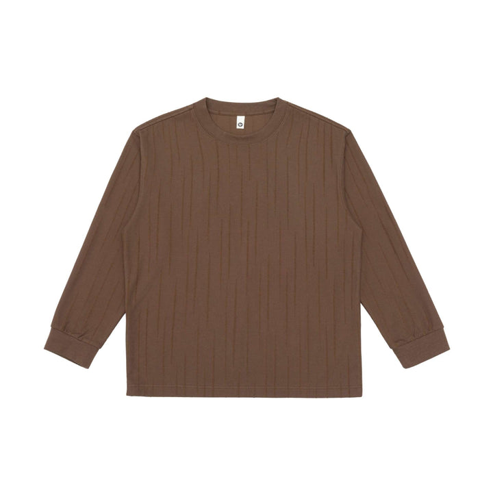 Unisex Premium-Langarmshirt aus Strukturjersey mit verstärktem Rundhals Echoarchiv