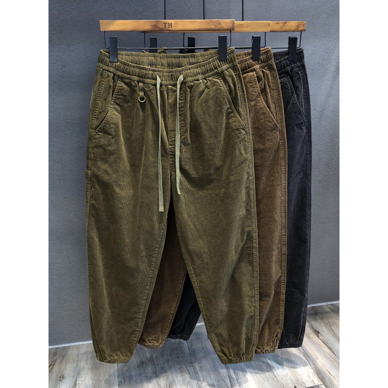 Herren Bequeme Cord-Hose mit elastischem Bund Echo Archiv
