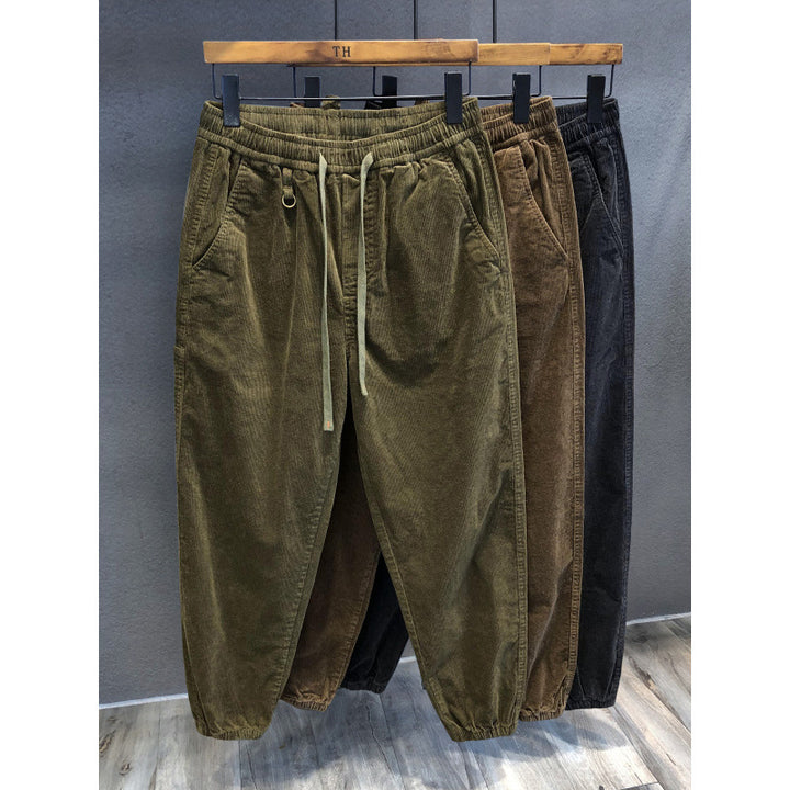 Herren Bequeme Cord-Hose mit elastischem Bund Echo Archiv