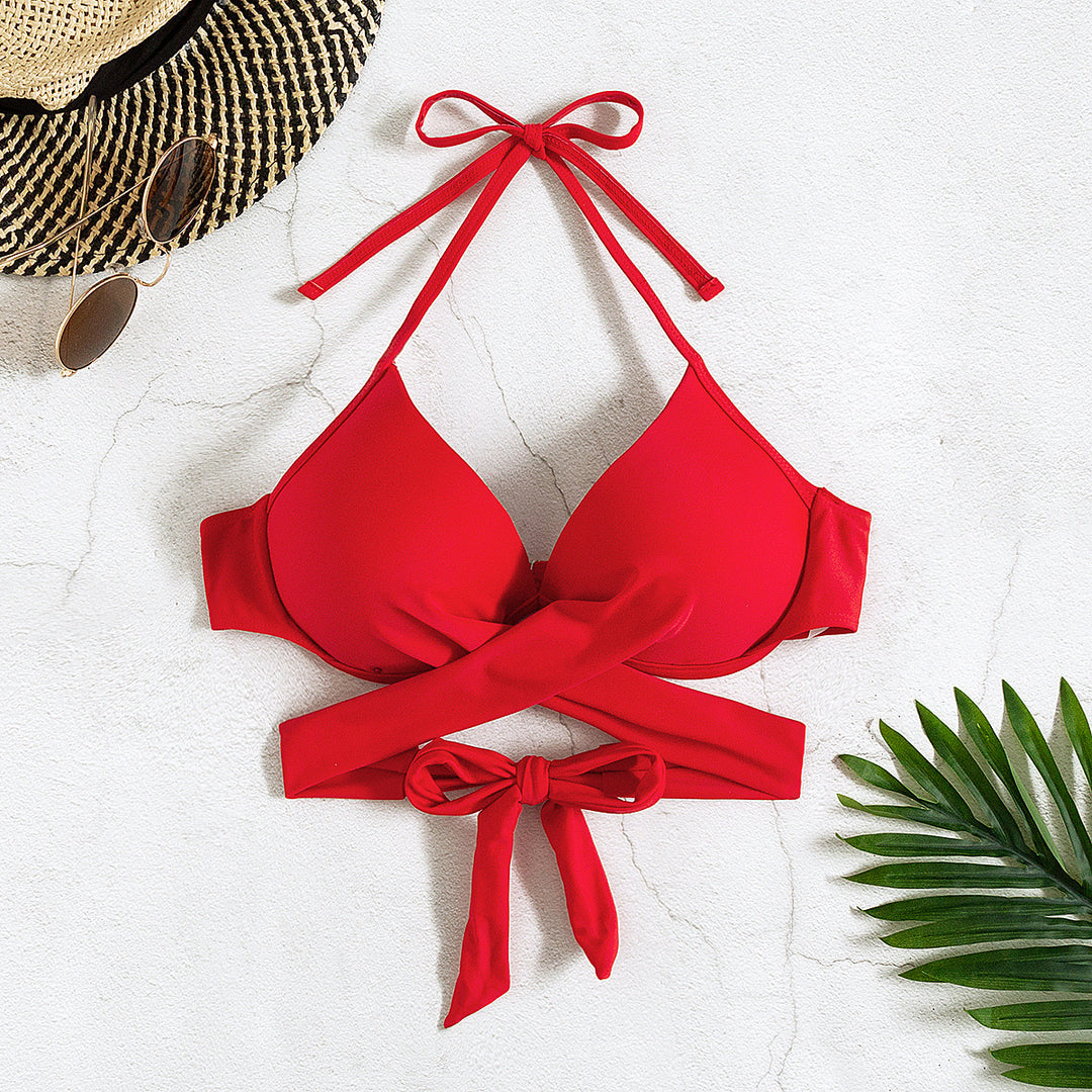 Damen Triangel-Bikini mit elegantem Wickeldesign Echo Archiv