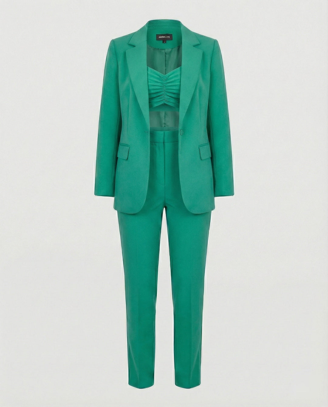 Echoarchiv Stylisches 3-teiliges Set (Blazer, Oberteil, Hose)