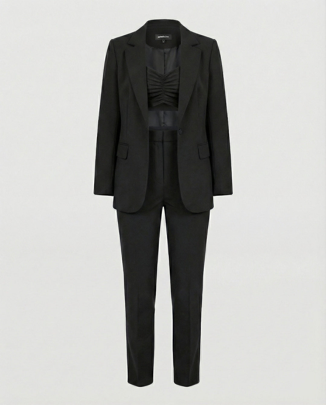 Echoarchiv Stylisches 3-teiliges Set (Blazer, Oberteil, Hose)