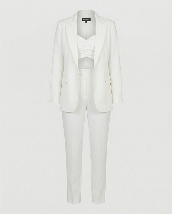 Echoarchiv Stylisches 3-teiliges Set (Blazer, Oberteil, Hose)